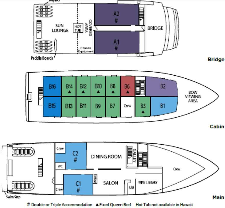 Safari Explorer Deck Plan