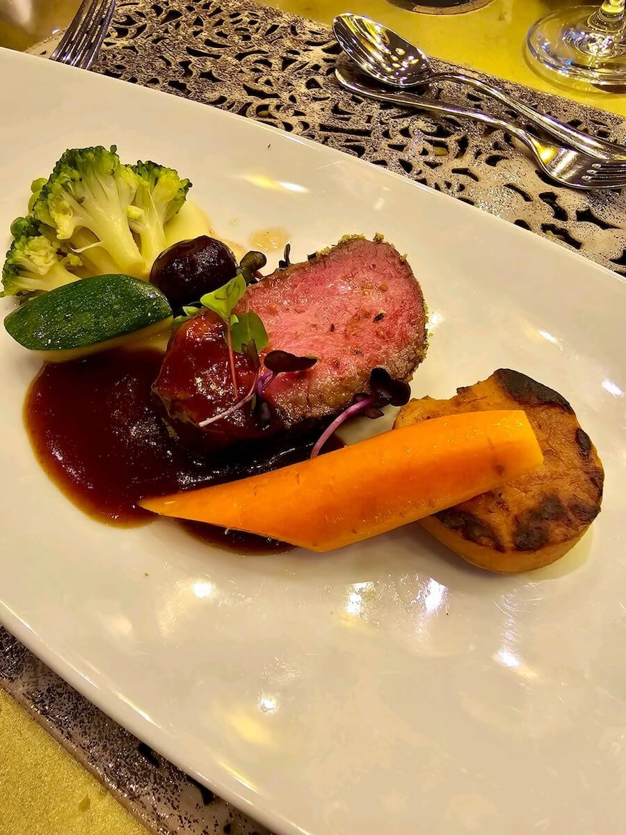 AmaWaterways Soulful Experience Cruise includes Chef's Table dinner like Argentinian Beef Striploin