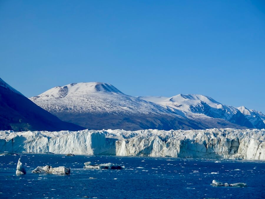 many glaciers seen on an Ocean Albatros Cruises