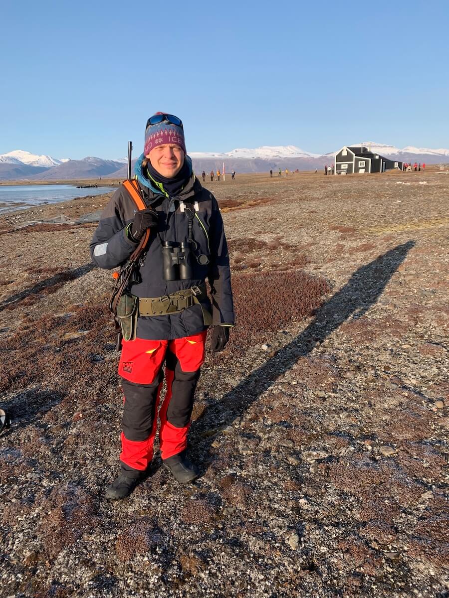 polar bear watch at Myggbukta on an Ocean Albatros Cruises