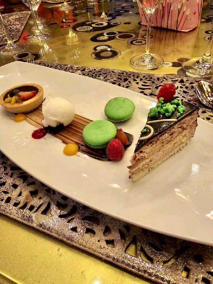 Chef's Table dessert trio.