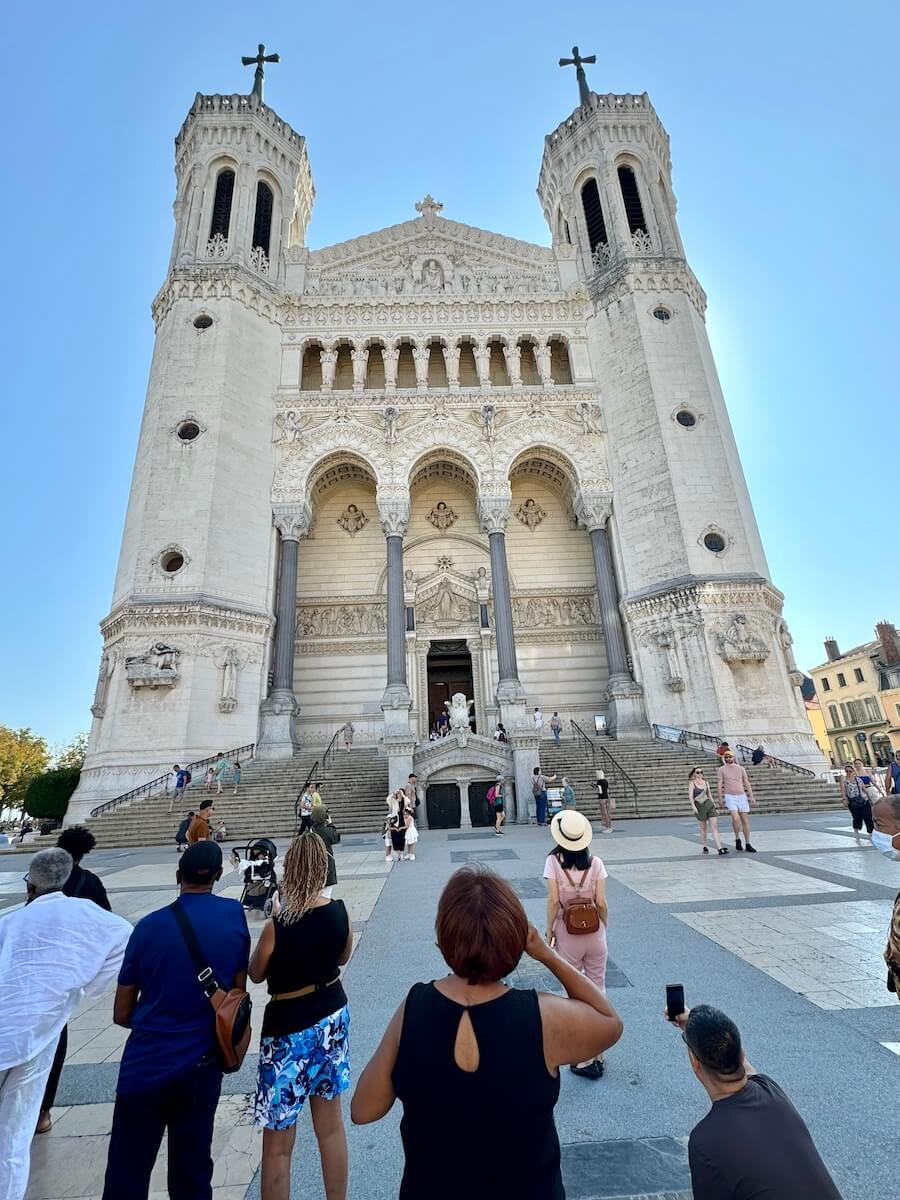 Basilica of Notre-Dame de Fourviere in Lyon