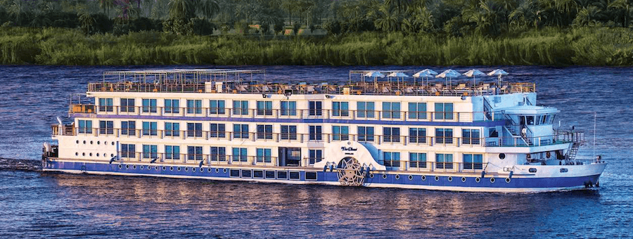 Nile River cruises include the 44-passenger Oberoi Philae