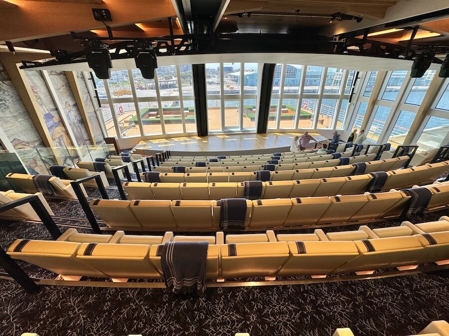 The Aula double deck theater on Viking Polaris