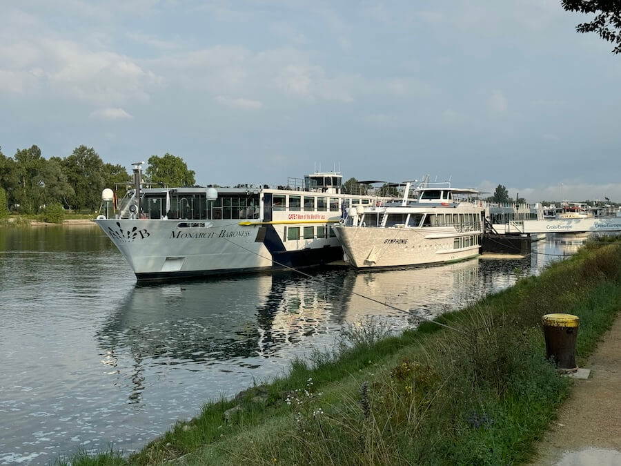 MS Symphonie docked at Breisach, Germany