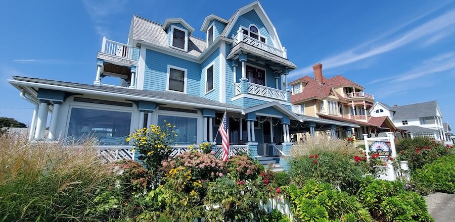 Martha's Vineyard architecture seen on an American Cruise Lines New England cruise