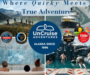 UnCruise ad about Alaska