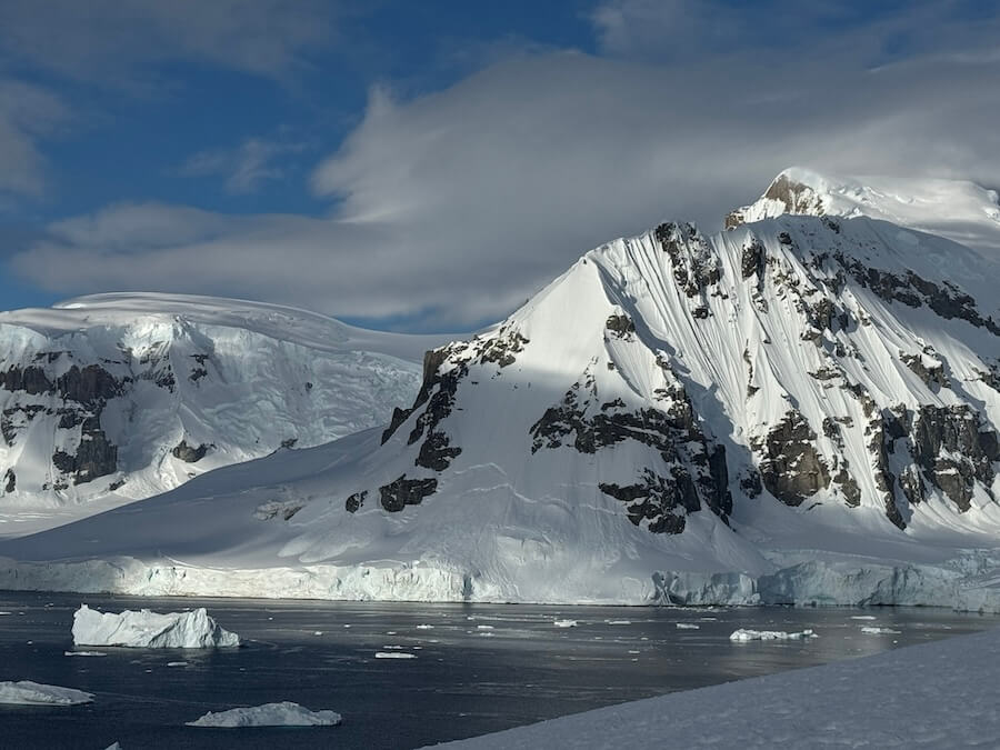 hulking mountains of Antarctica