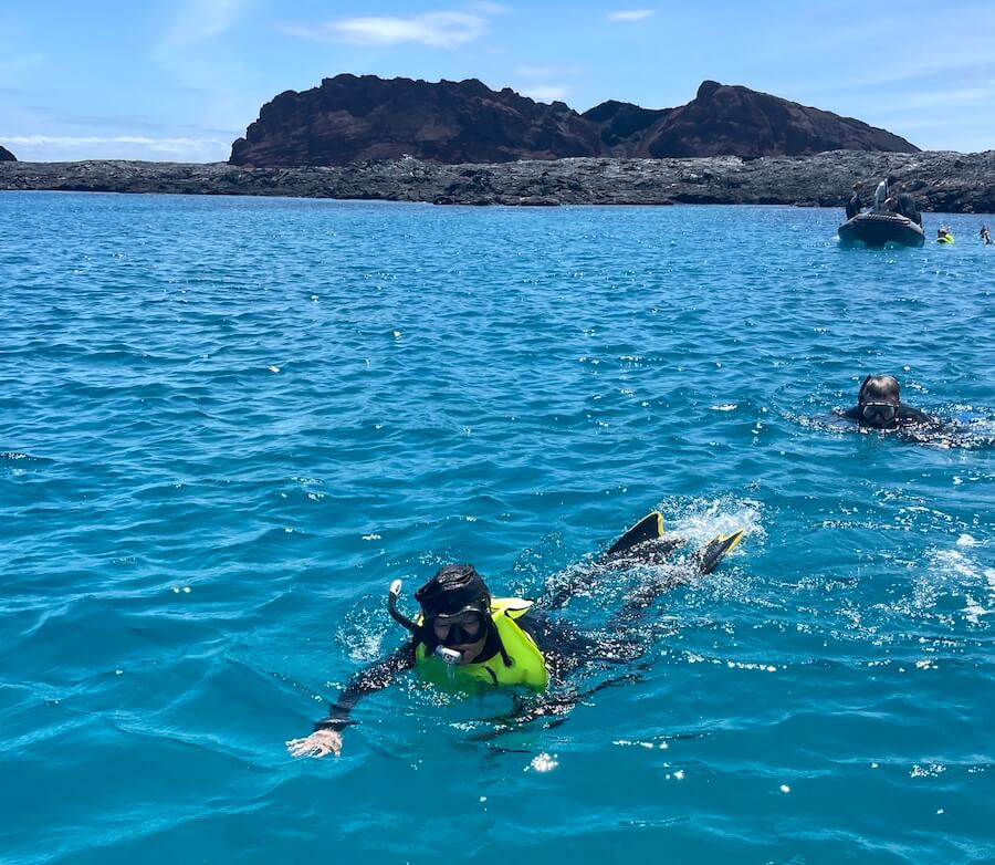 Snorkeling in the Galapagos Islands