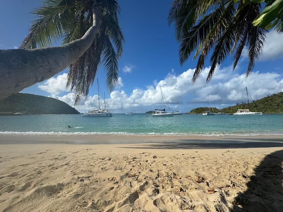 Saltwhistle Bay on an Island Windjammers cruise