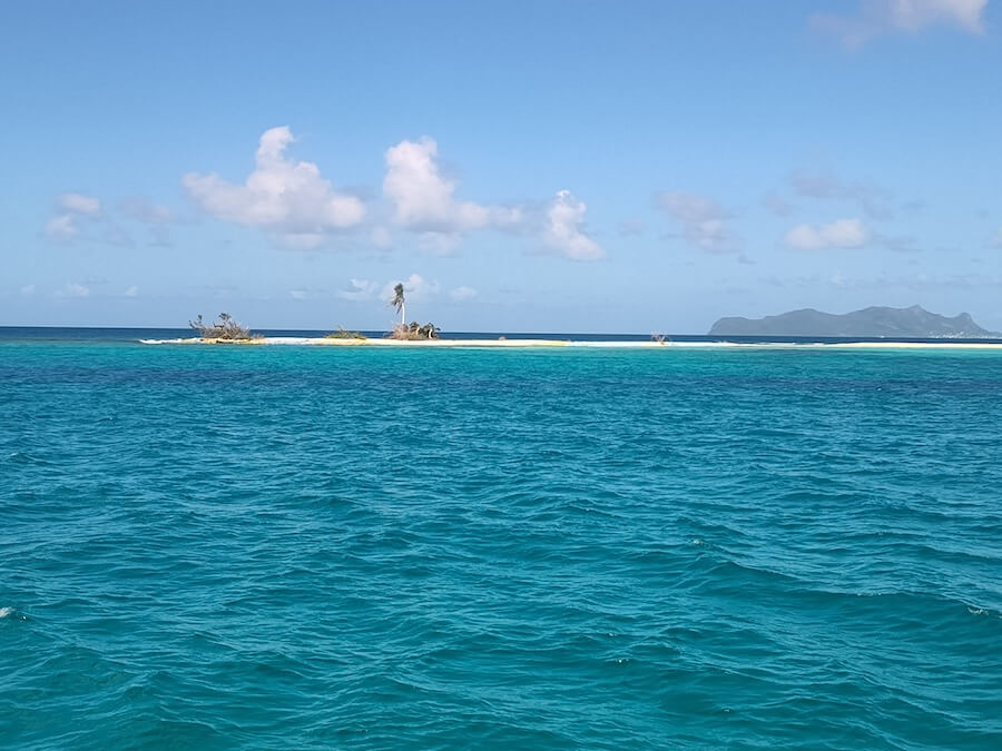 Sandy Island off of Carriacou.