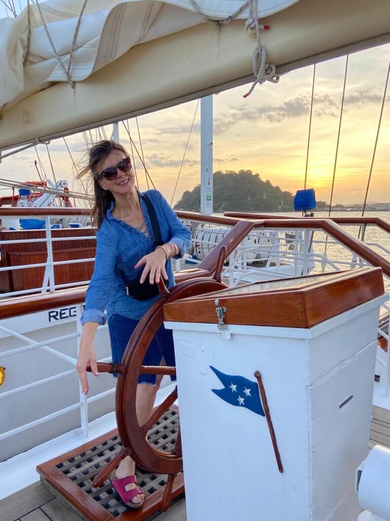 Panama & Costa Rica Cruise with Star Clippers, with Heidi at the wheel