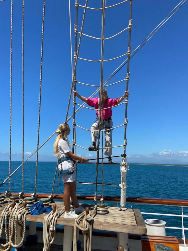 Climbing the masts Panama & Costa Rica Cruise with Star Clippers
