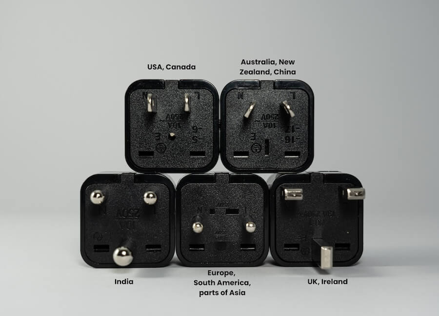 Plugged In — The Ultimate Guide to Cruise Ship Adapters, Chargers and Converters 2 Cruise Ship Adapters should work with 5 types of prongs