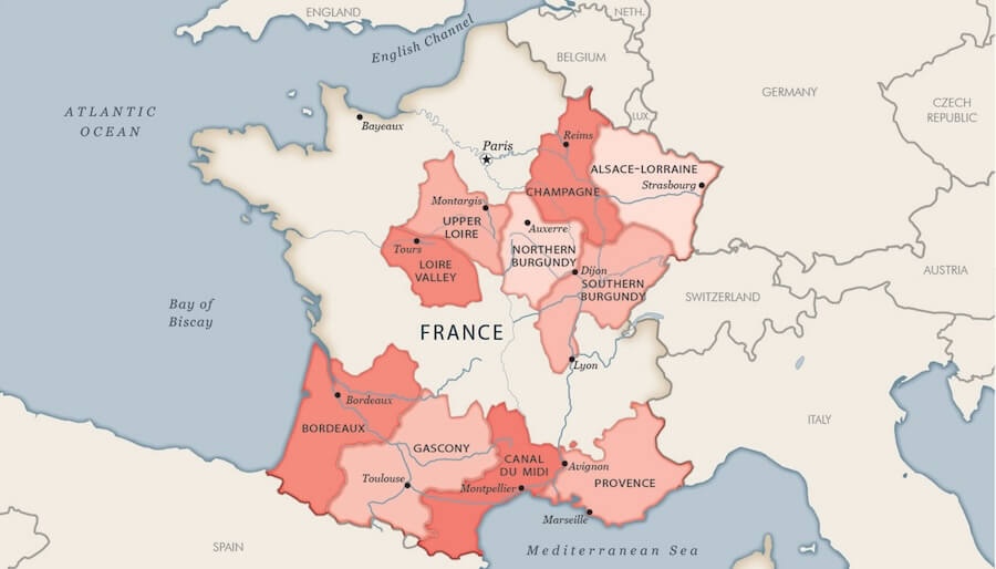 The 5 Best Canals in France for Barge Cruising — An Overview 3 A map of the Best Canal cruise in France