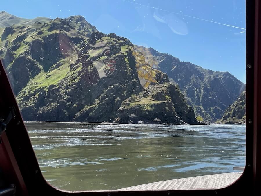 American Harmony Columbia and Snake Rivers Cruise — A Review of Scenic Riverboating on the Trail of Lewis and Clark 4 steep cliffs of Hell’s Canyon as seen on a Columbia & Snake rivers cruise