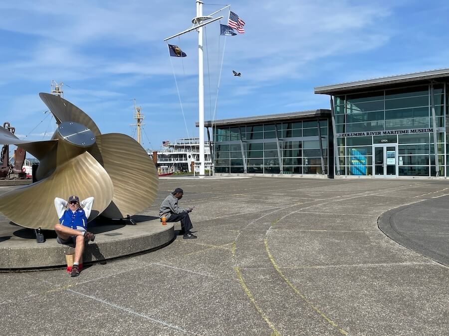 American Harmony Columbia and Snake Rivers Cruise — A Review of Scenic Riverboating on the Trail of Lewis and Clark 20 Columbia River Maritime Museum in Astoria, Oregon.
