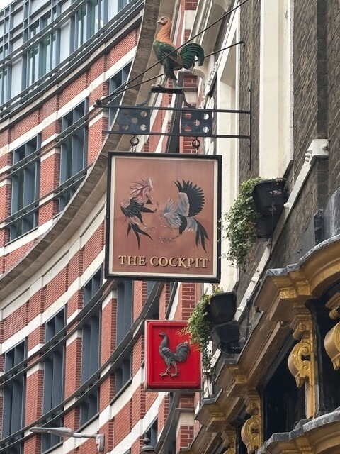 Historic London Pubs Tour includes visiting the Cockpit