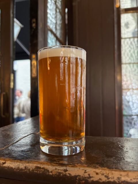 Historic London Pubs Tour includes learning about cask ales like this one