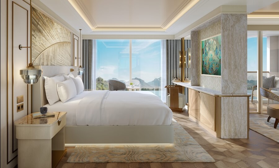 New Ship on the Nile River includes lovely suite bedrooms