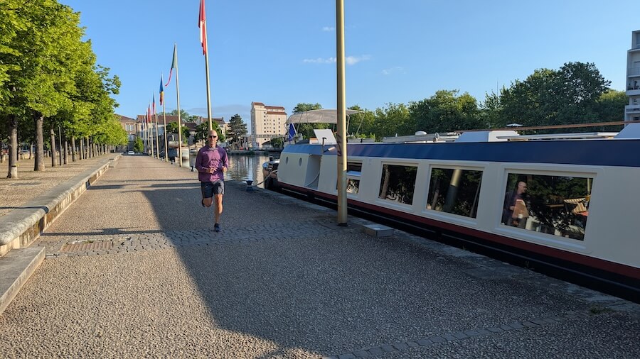Staying Fit On A Barge Cruise includes habits like running before breakfast