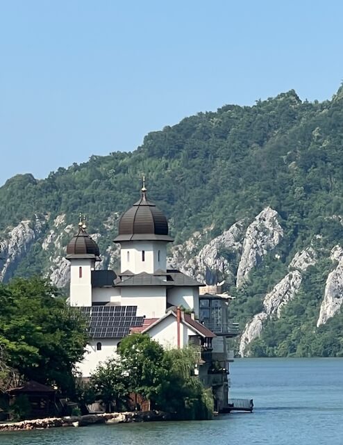 Beautiful scenery along the Danube River.