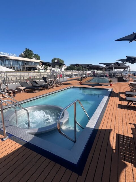AmaMagna's Sun Deck has a pool