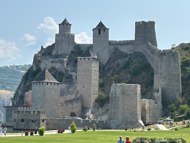 Golubac Fortress seen on an AmaMagna Danube cruise