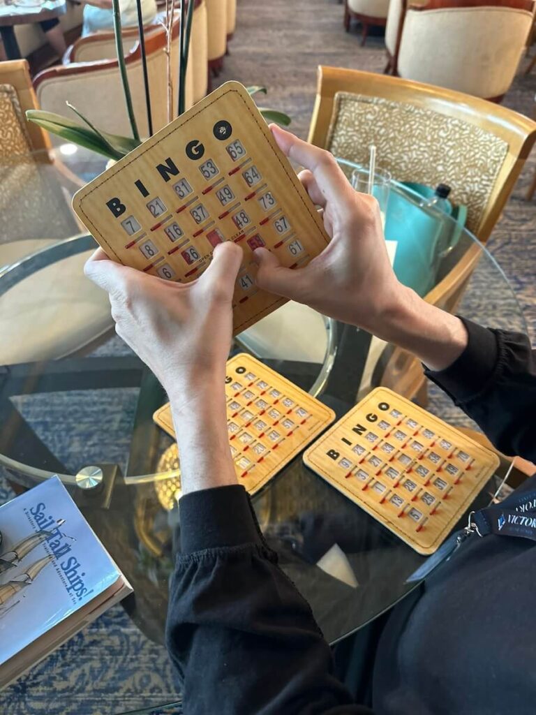 Victory Great Lakes Cruise — An Expert Review Of 10 Nights Cruising All Five 17 Bingo in the Compass Lounge of Victory I