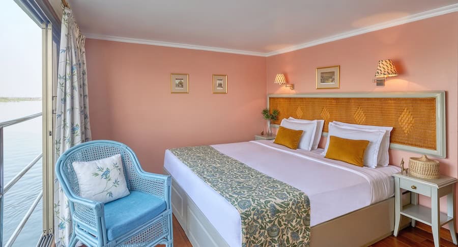 Cruising India’s Hooghly River Aboard Raj Mahal — An Expert Review of a Fascinating Quirky Cruise 12 Hooghly River Cruise on Raj Mahal with his 16 pastel hued double cabins