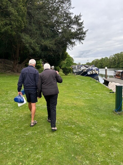 Idyllic mooring at the edge of Cliveden Estate