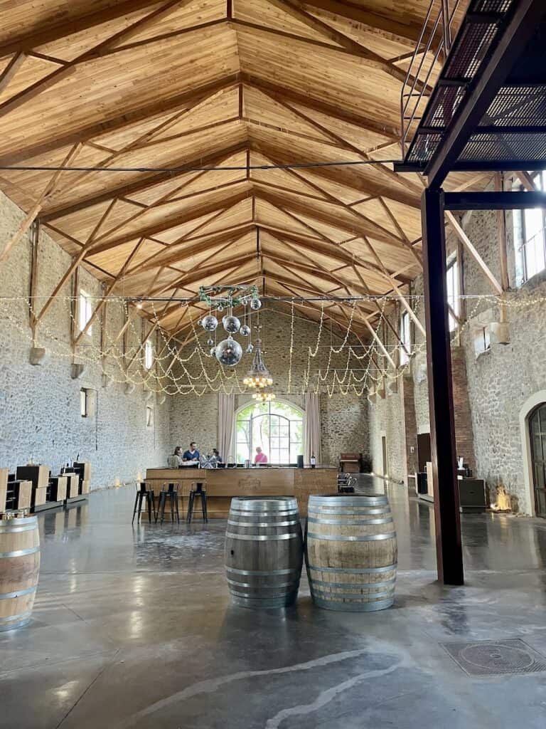 The Tasting Room at Chateau DeParaza on a Canal du Midi cruise