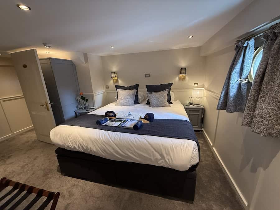 The author's cabin aboard Kir Royale on the Marne River