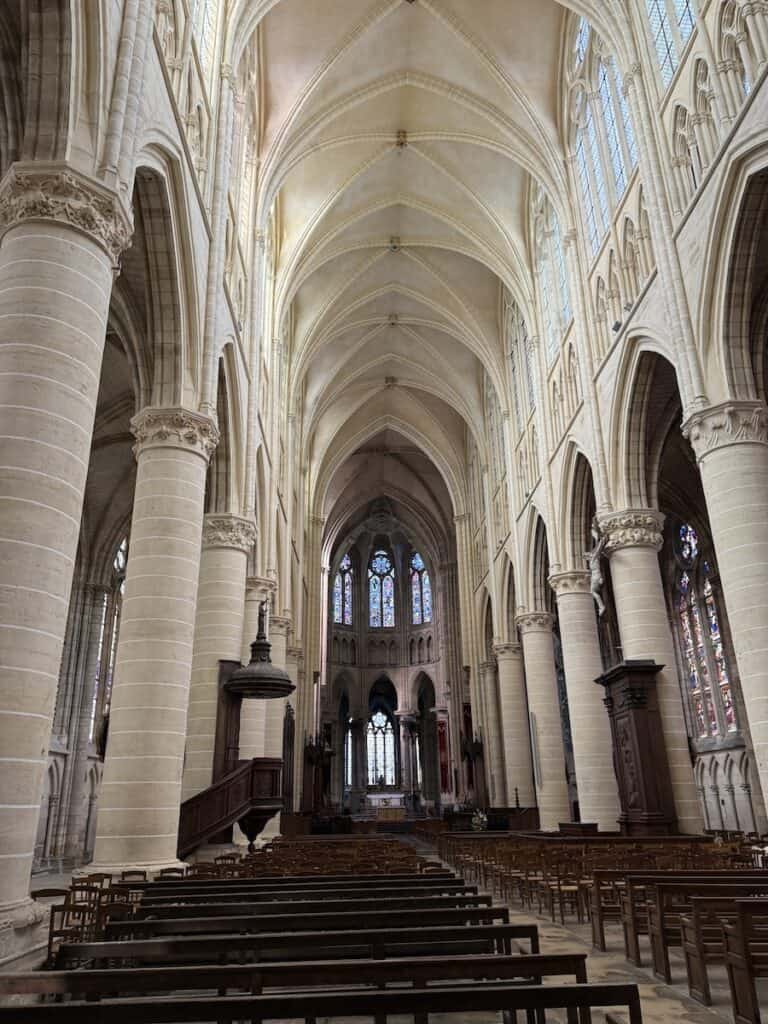 Inside Saint Etienne as seen on a Marne Canal Barge Cruise