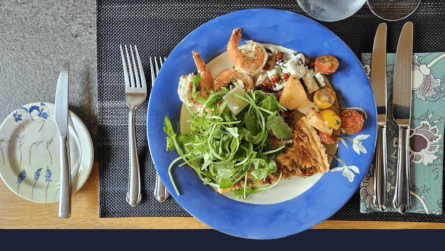  delicious lunch aboard the C’est La Vie