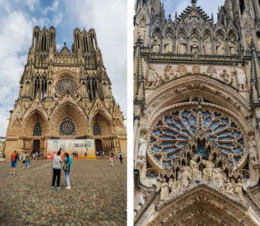Reims Cathedral, the historic coronation site of French kings