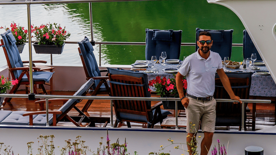 Captain Tom Mégret of the C'est La Vie