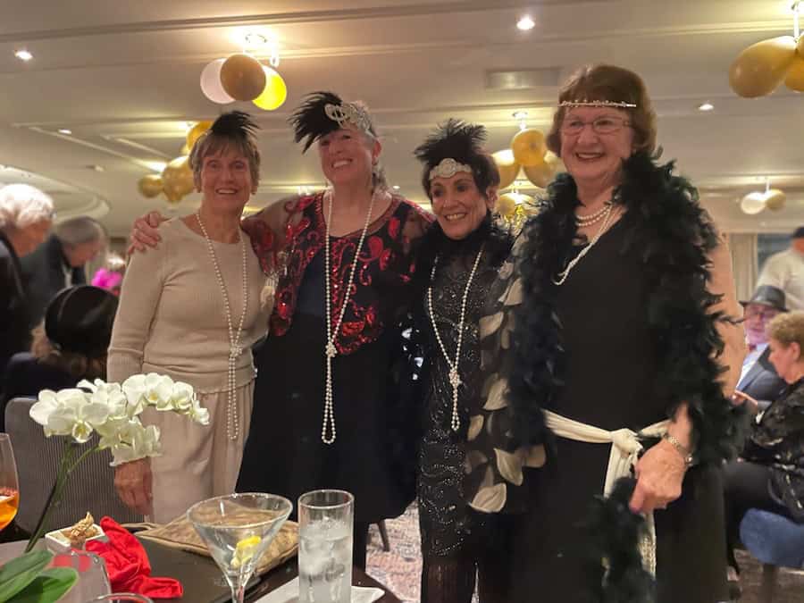 Celebrating Tauck 100. The 1920s  night on a the MS Inspire on a Rhine River cruise