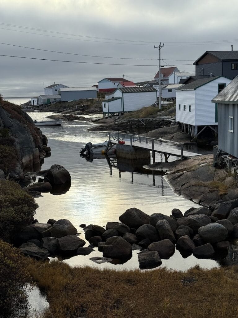 The Bella Desgagnés cargo passenger vessel visits Harrington Harbour