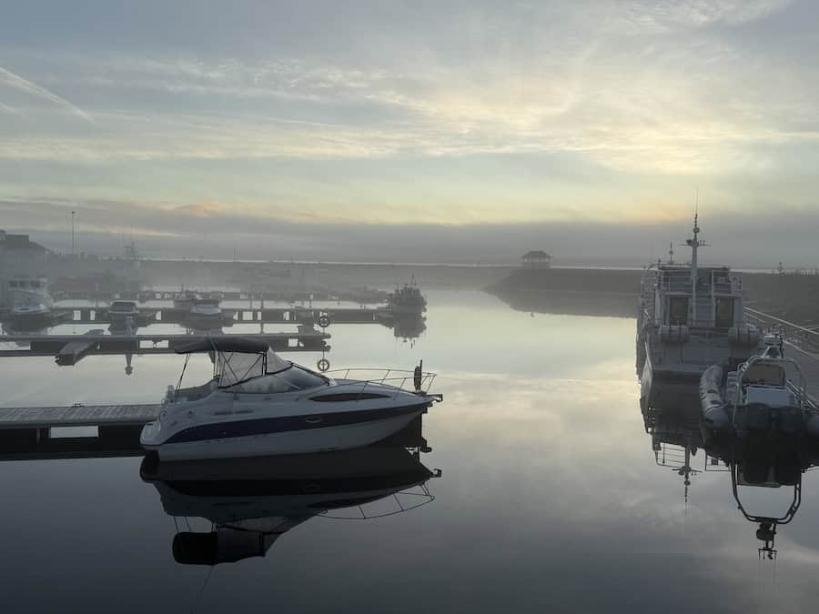 Havre St. Pierre, in the morning on a Bella Desgagnés Cargo Passenger Cruise