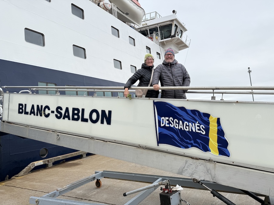 Bella Desgagnés cargo passenger vessel stops at Blanc-Sablon