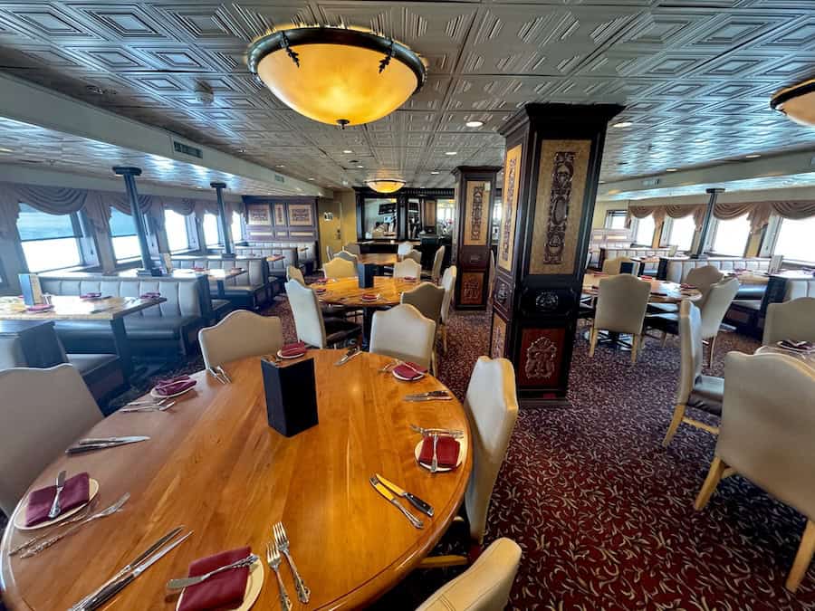 Wilderness Legacy Cruise Ship Review include info on the dining room