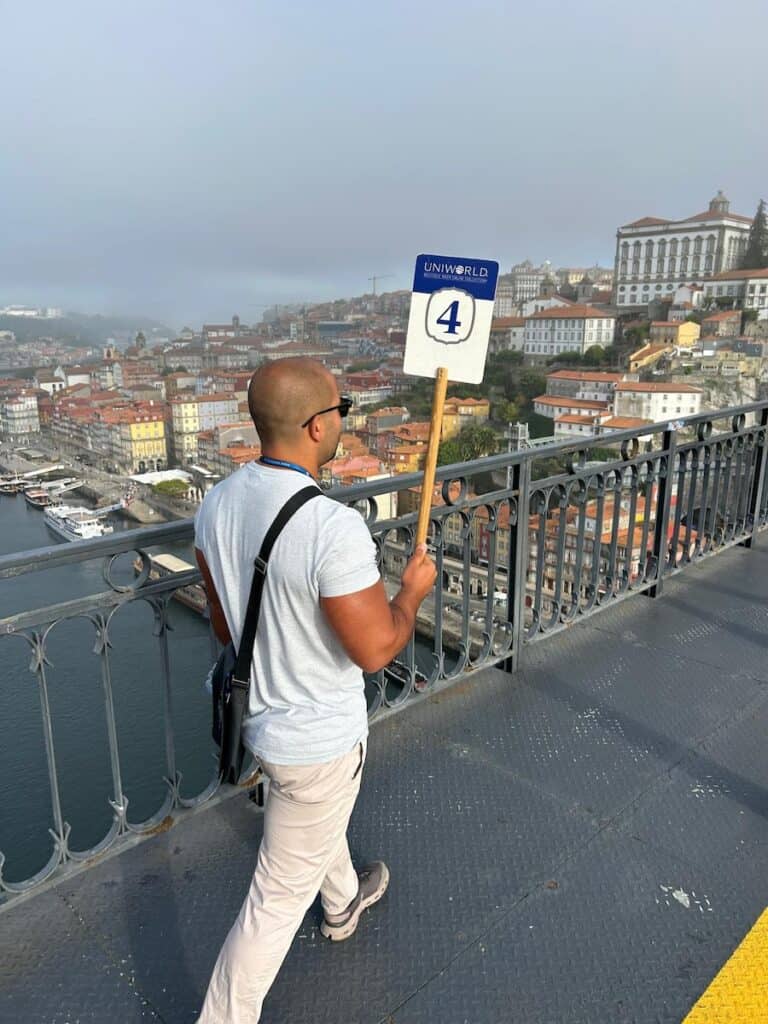 Douro River Cruise Review (2026): Why Uniworld Does Everything Right 8 Guide Davide on our Porto walking tour.