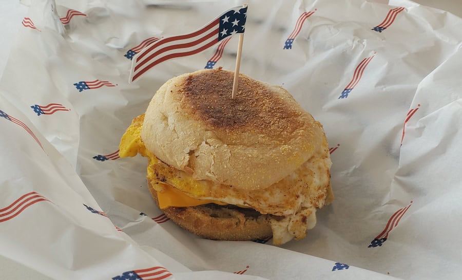 Complete Mississippi River Cruise (2026): A Review Of 21 Nights Aboard American Serenade 35 An egg sandwich on the Back Porch aboard American Serenade