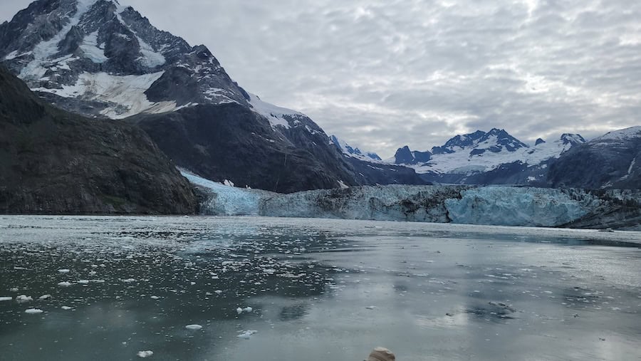 see bergy bits.on an America Cruise Lines Alaska cruise