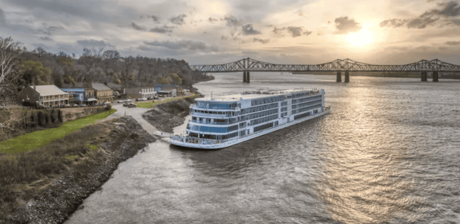 Viking & American Cruise Lines Mississippi River Cruise Comparison (2026): An Expert Weighs In 3 Viking and American comparison for Mississippi cruise includes into on their different docking process