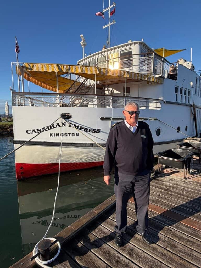 Heidi's Canadian Empress 1000 Islands Cruise Review shares info about the captain and crew