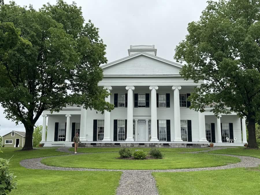 Uncommon Journeys In New York & Canada includes visiting The Rose Hill Estate overlooking Seneca Lake.
