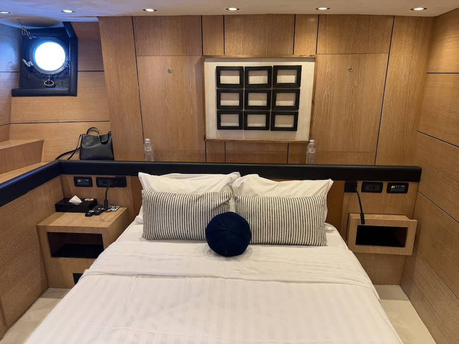 Greek Isles Yacht Cruise Review has 5 cabins, here's one