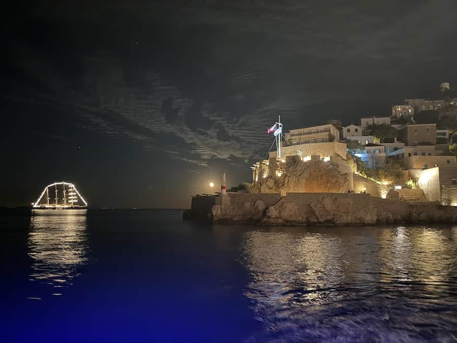 Our first night aboard Gemaya